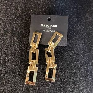 Guess gold-plated earrings